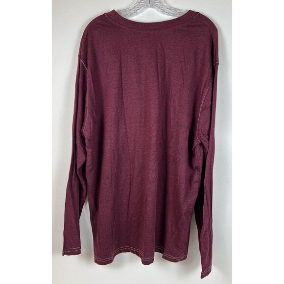 Beverly Hills Polo Club Men's 2XL Shirt Maroon Long Sleeve - Picture 6 of 12